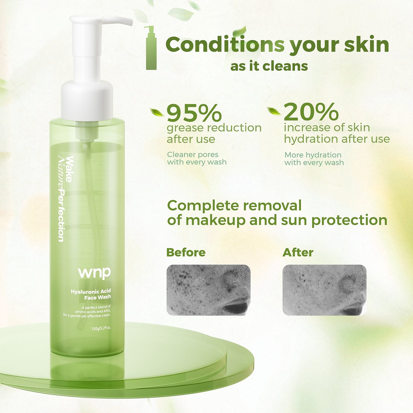 WNP Hyaluronic Acid Face Wash