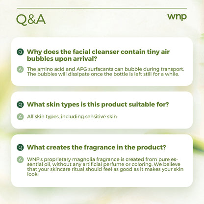 WNP Hyaluronic Acid Face Wash