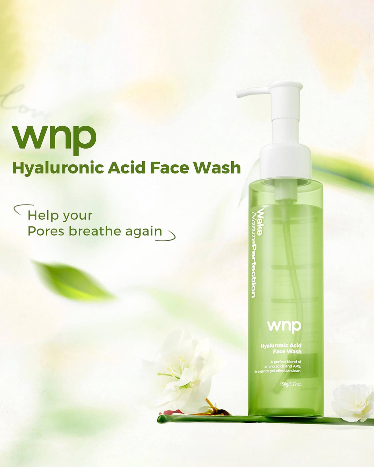 WNP Hyaluronic Acid Face Wash
