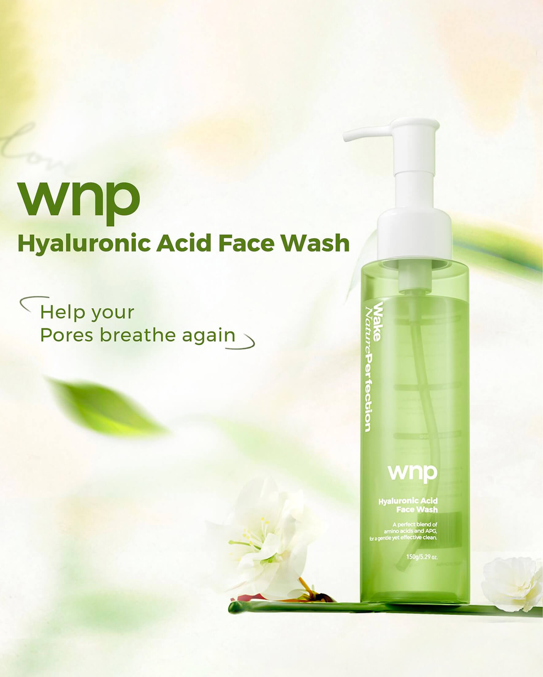 WNP Hyaluronic Acid Face Wash